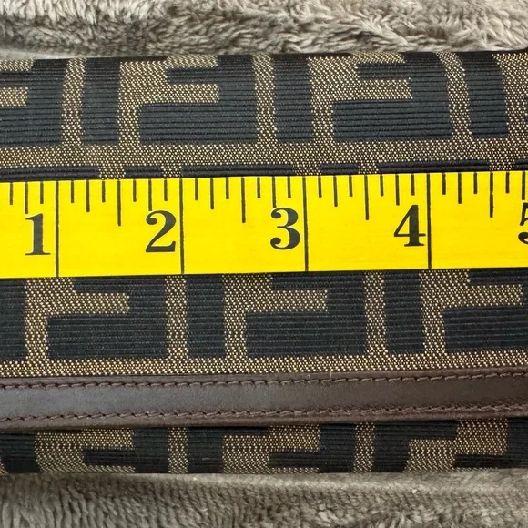 Fendi Jacquard & Leather Wallet - Picture 15 of 15